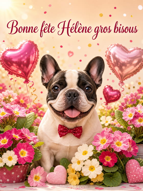 Carte bonne fête Hélène