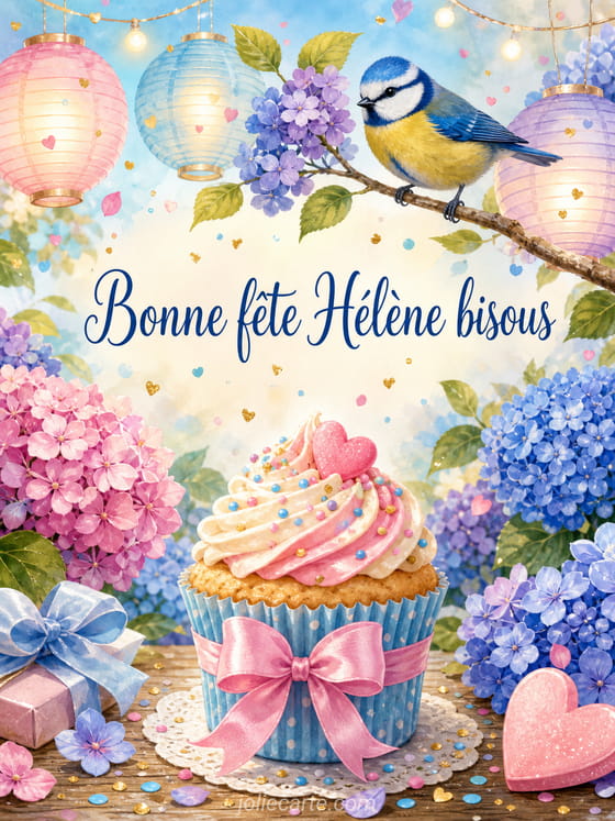 Carte bonne fête Hélène