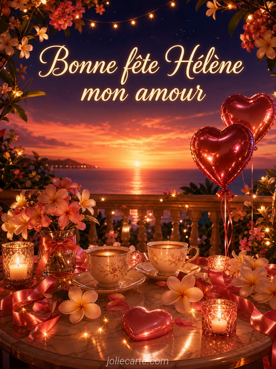 Carte bonne fête Hélène