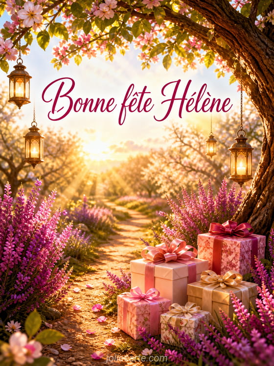 Carte bonne fête Hélène