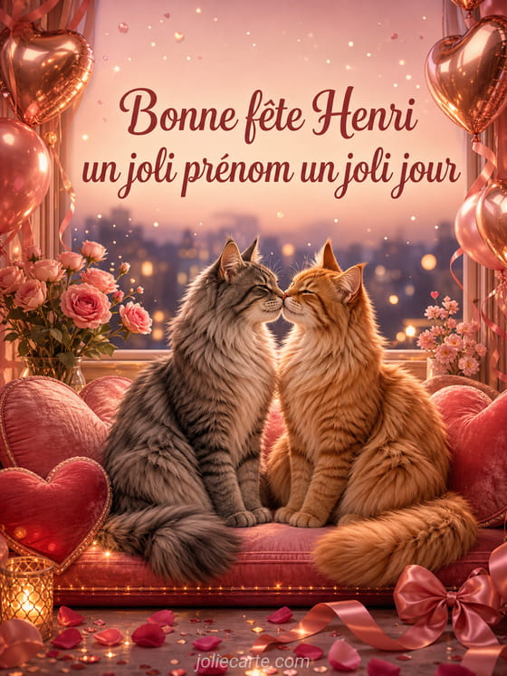 Carte bonne fĂȘte Henri