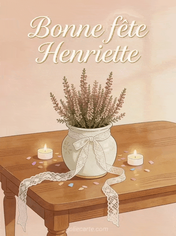 Bonne fête Henriette - Bonne fete henriette femme