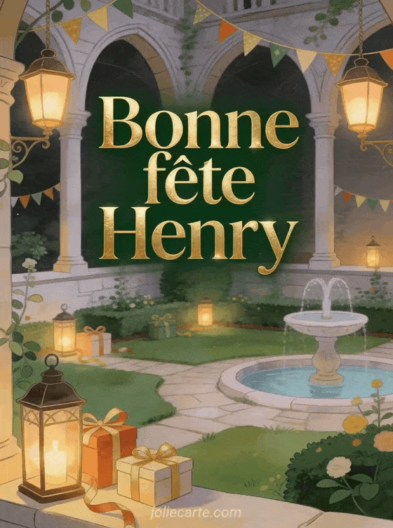 Bonne fête Henry - Bonne fete saint henry