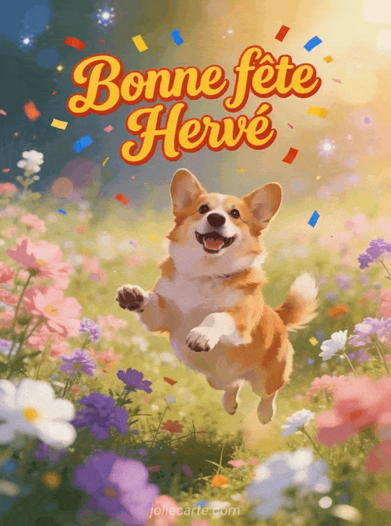 Bonne fête Herve - Herve gif bonne fete gratuit