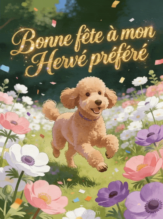 Bonne fête Hervé - Bonne fete herve gif anime
