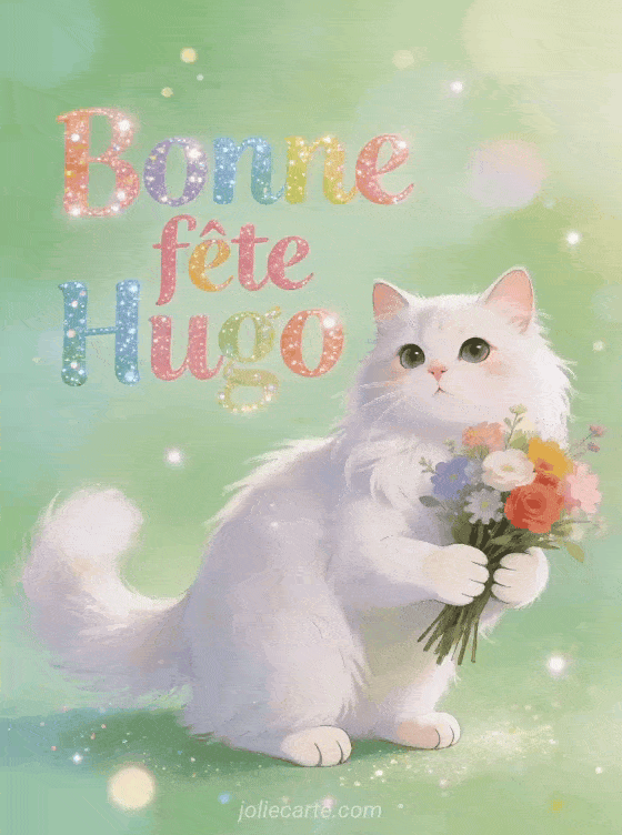 Bonne fête Hugo - Hugo gif bonne fete