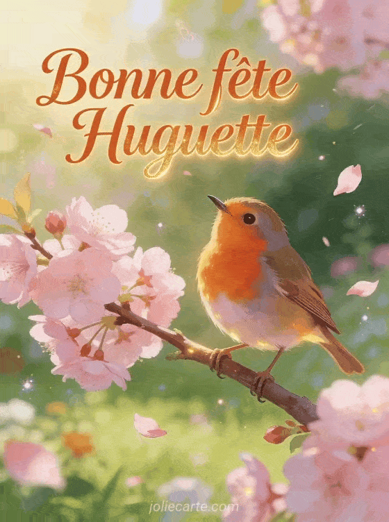Bonne fête Huguette - Huguette image bonne fete gratuite