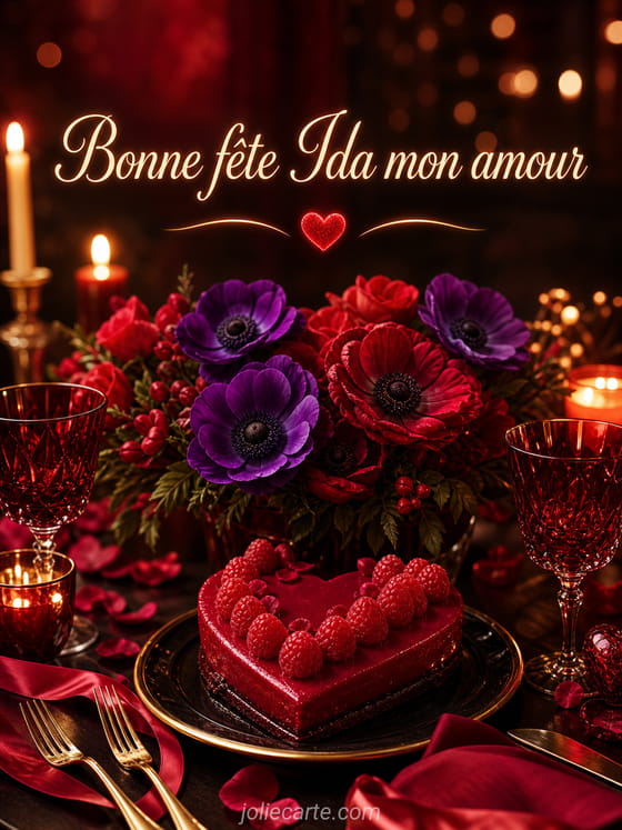 Carte bonne fête Ida
