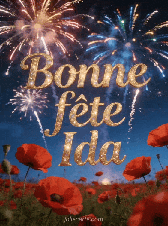 Bonne fête Ida - Bonne fete ida gratuit