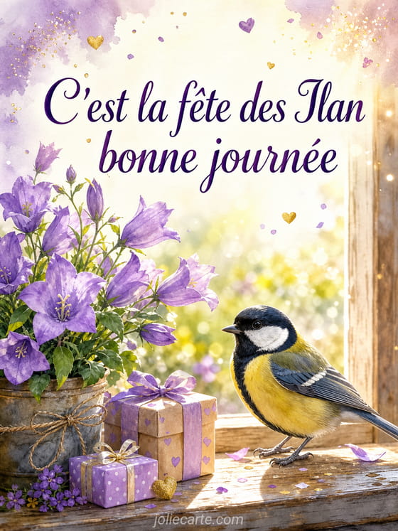 Carte bonne fĂȘte Ilan