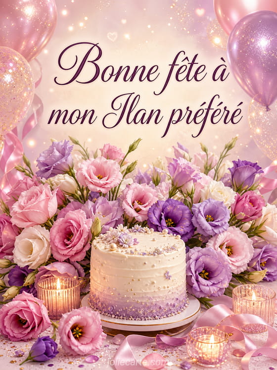 Carte bonne fĂȘte Ilan