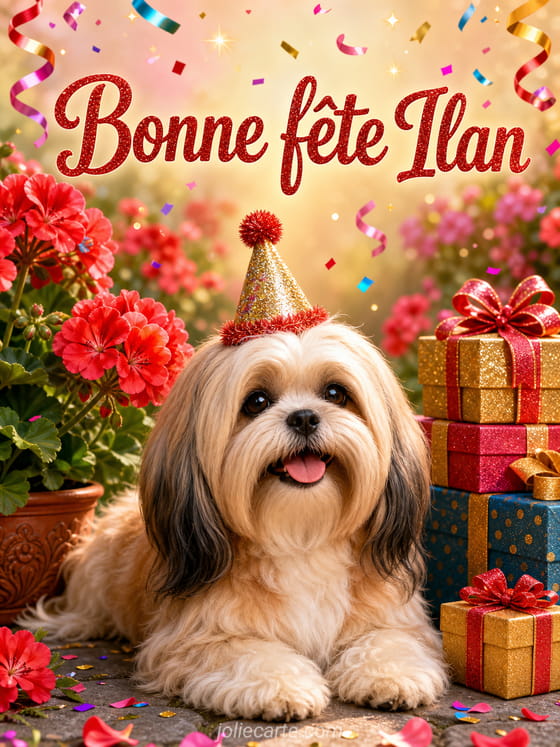 Carte bonne fĂȘte Ilan