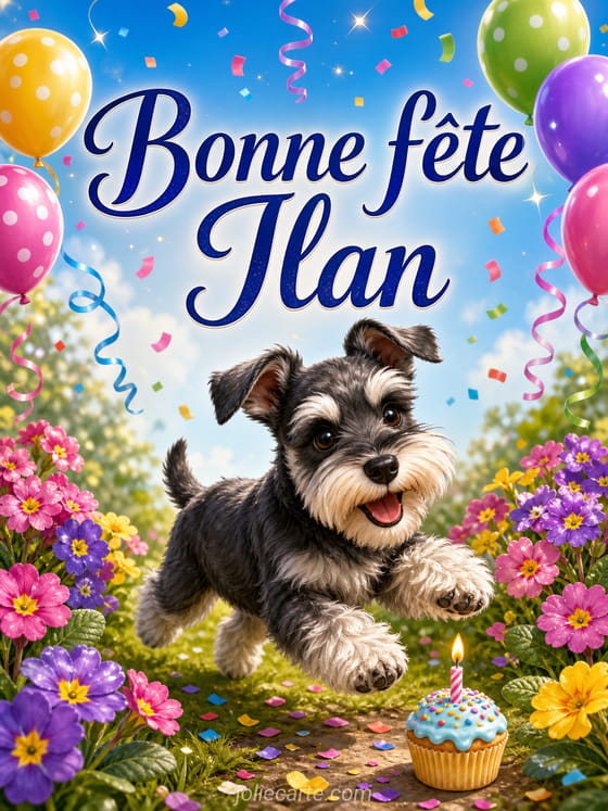 Carte bonne fĂȘte Ilan