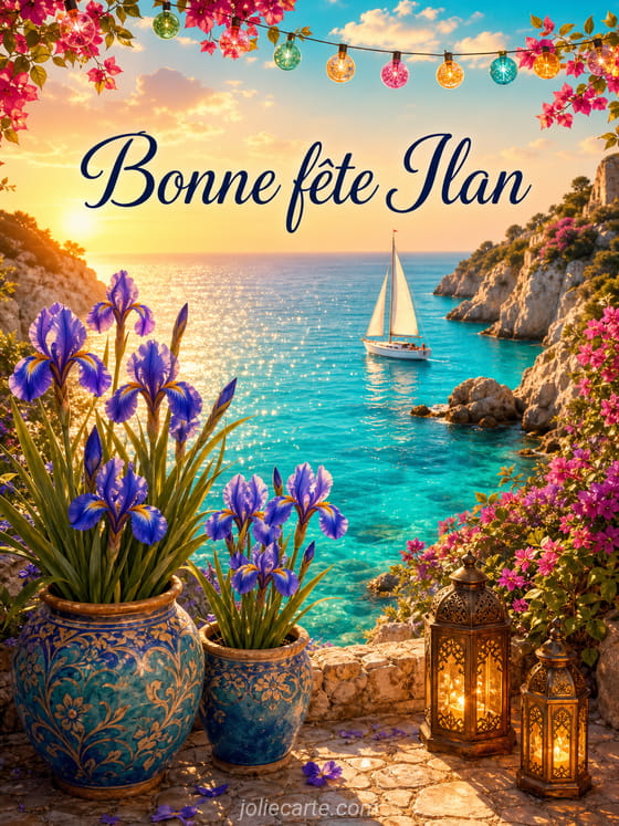 Carte bonne fĂȘte Ilan