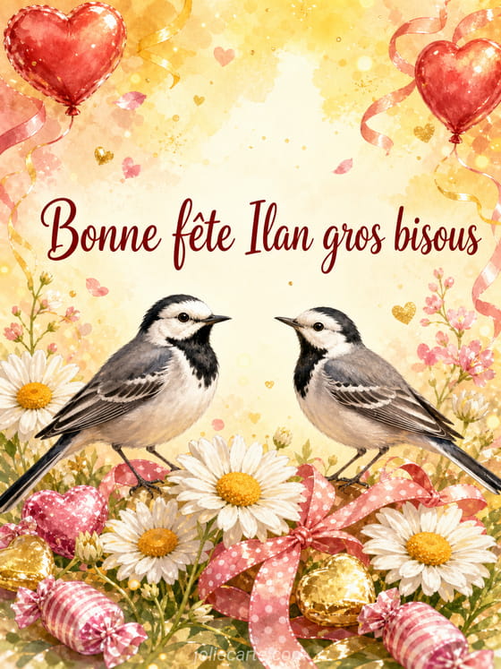 Carte bonne fĂȘte Ilan