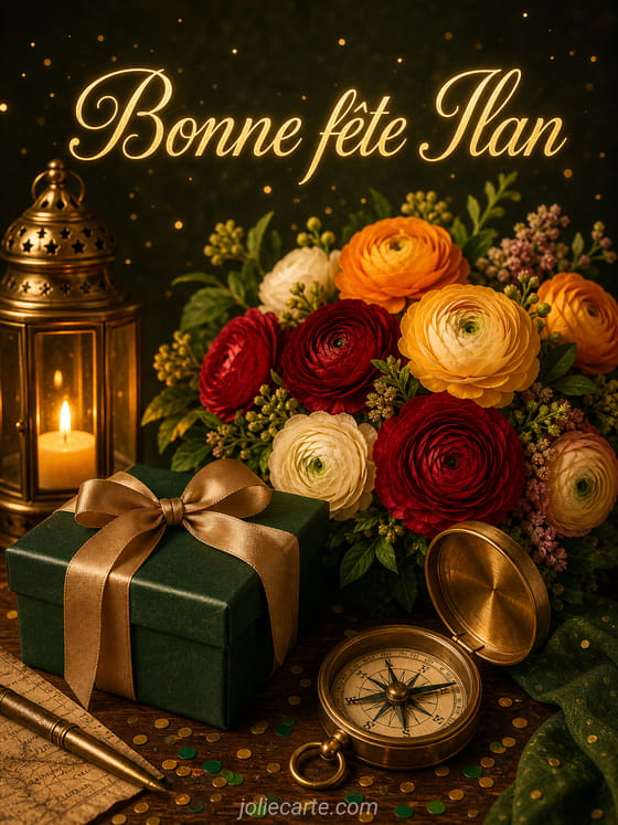 Carte bonne fĂȘte Ilan