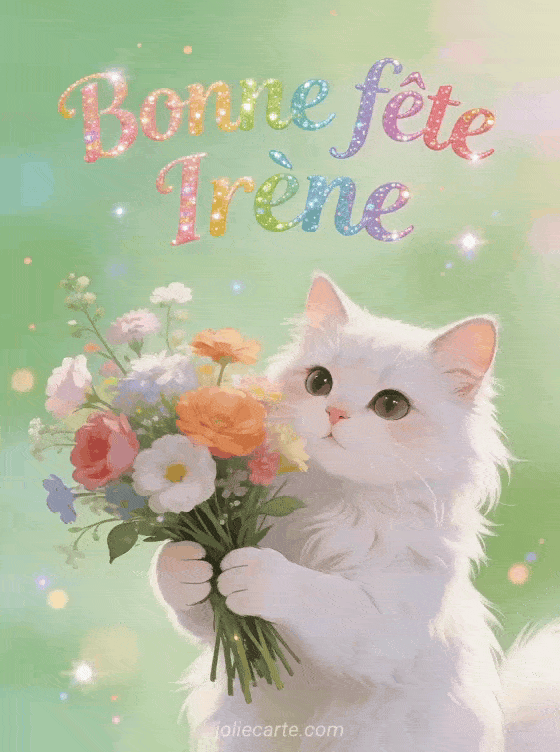 Bonne fête Irene - Irene gif bonne fete