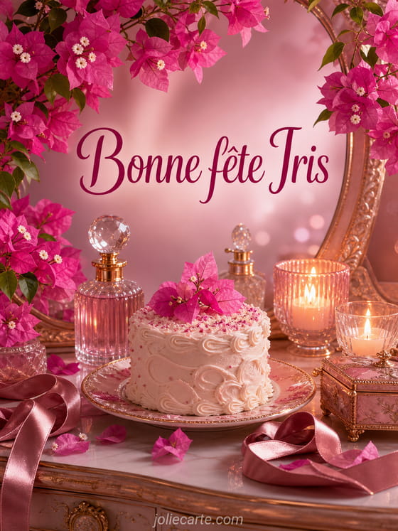 Carte bonne fĂȘte Iris