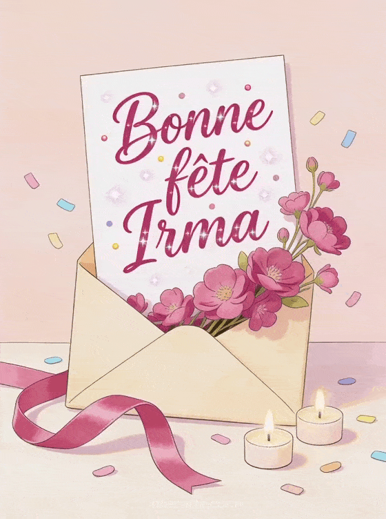 Bonne fête Irma - Carte bonne fete irma gratuite