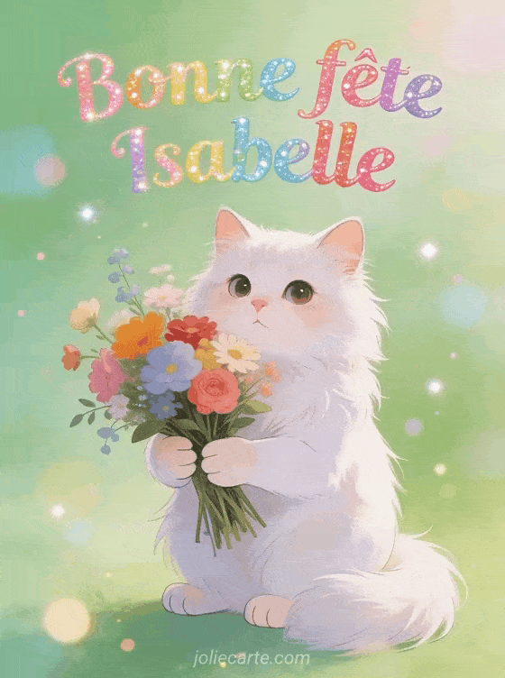 Bonne fête Isabelle - Isabelle gif bonne fete