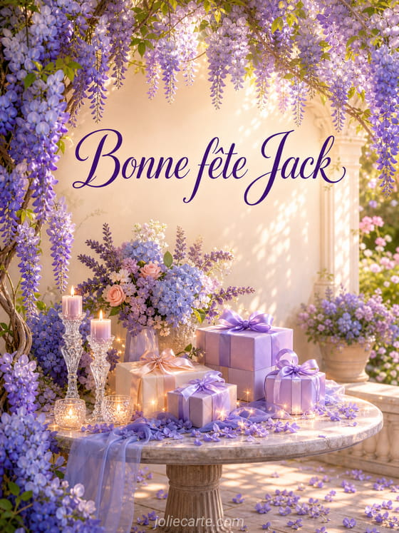 Carte bonne fĂȘte Jack