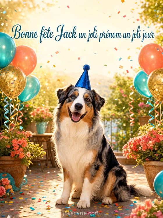Carte bonne fĂȘte Jack