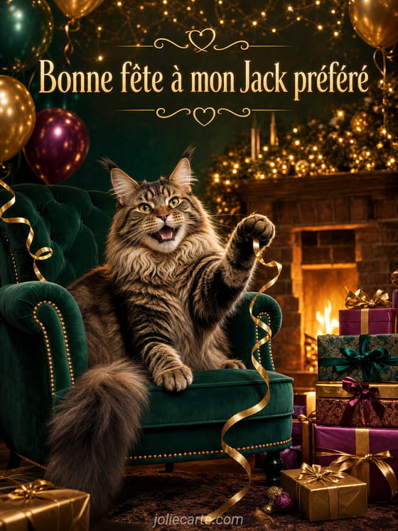 Carte bonne fĂȘte Jack