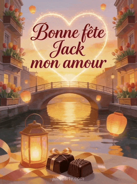 Bonne fête Jack - Bonne fete jack mon amour