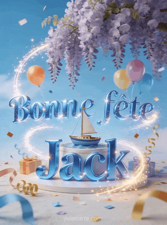 Bonne fête Jack - Bonne fete jack gif