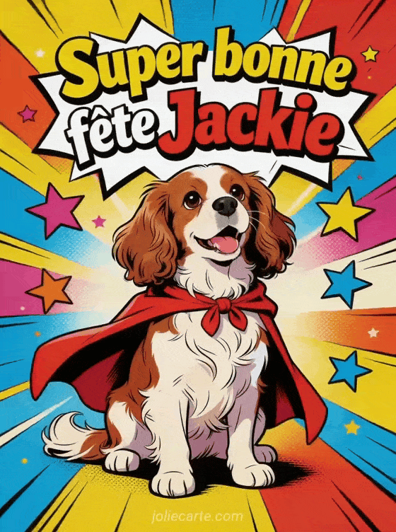 Bonne fête Jackie - Bonne fete jackie drole