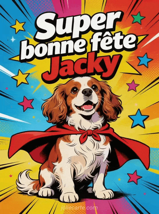 Bonne fête Jacky - Jacky gif bonne fete gratuit