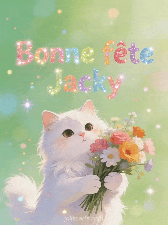 Bonne fête Jacky - Jacky gif bonne fete