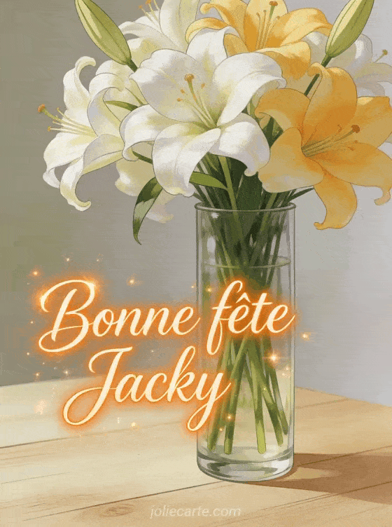 Bonne fête Jacky - Bonne fete jacky fleurs