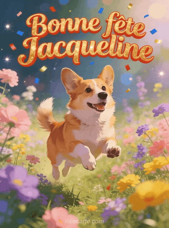 Bonne fête Jacqueline - Jacqueline gif bonne fete gratuit