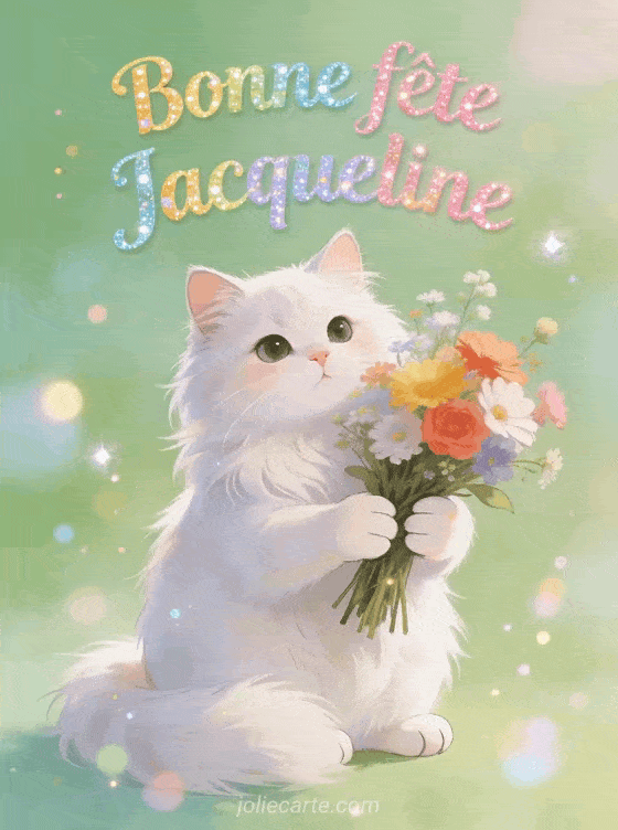 Bonne fête Jacqueline - Jacqueline gif bonne fete
