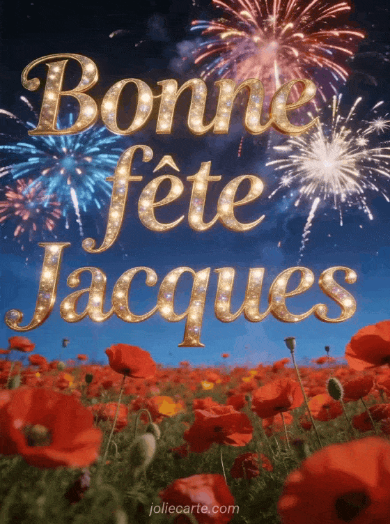 Bonne fête Jacques - Jacques bonne fete image