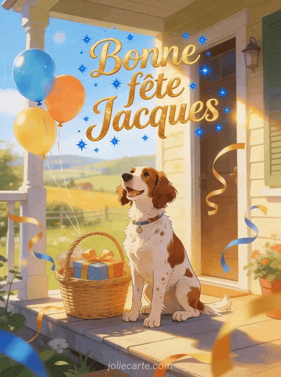 Bonne fête Jacques - Bonne fete jacques chien