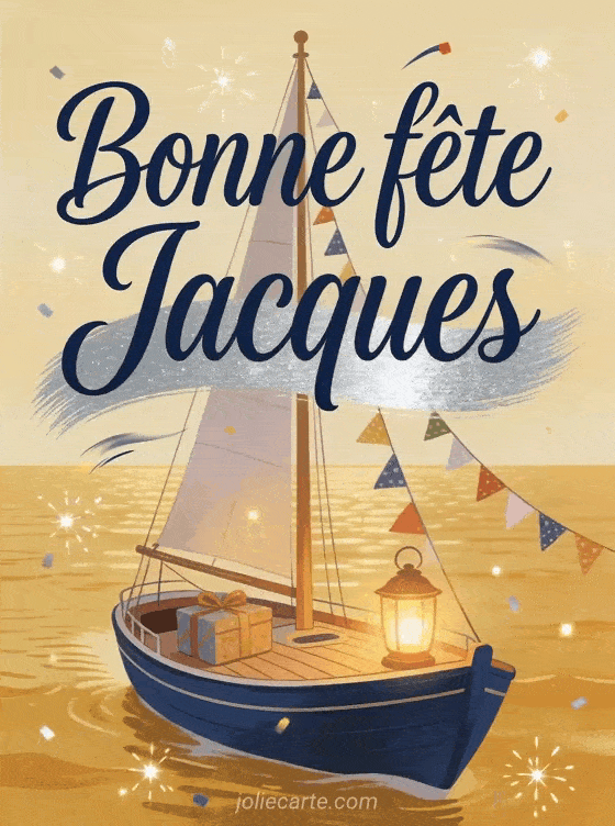 Bonne fête Jacques - Carte bonne fete jacques