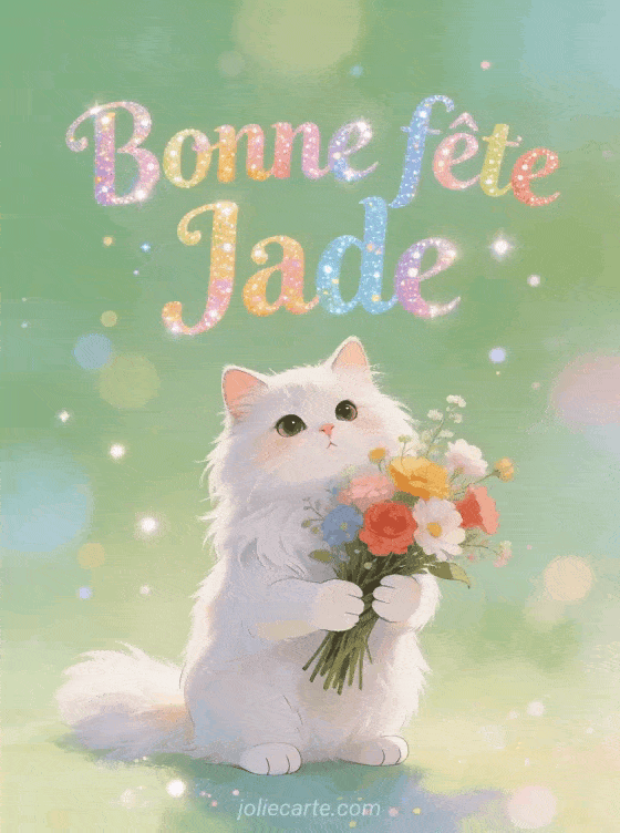 Bonne fête Jade - Jade gif bonne fete
