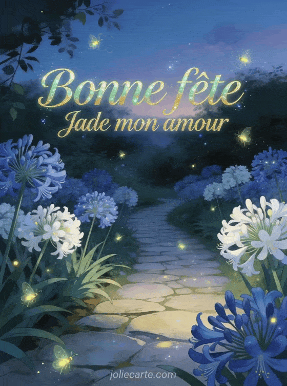 Bonne fête Jade - Bonne fete jade mon amour