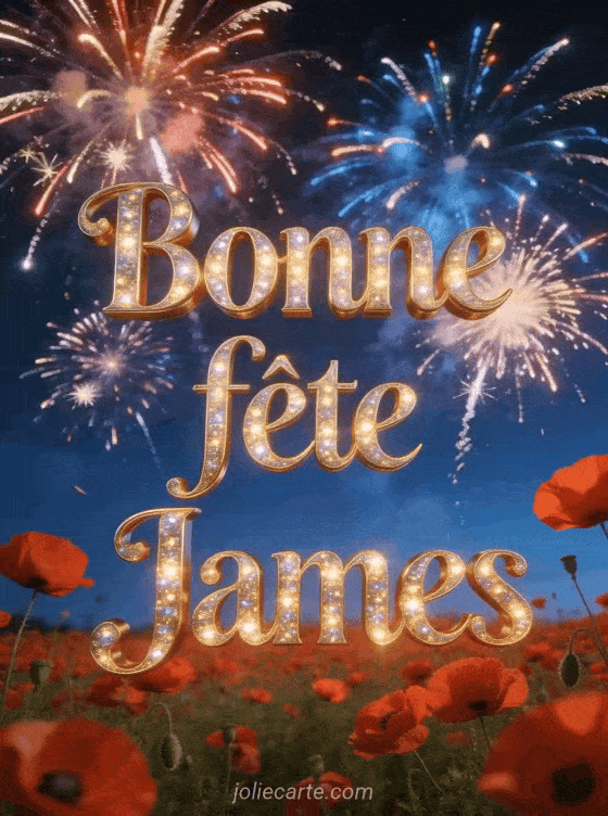 Bonne fête James - Bonne fete james gratuit