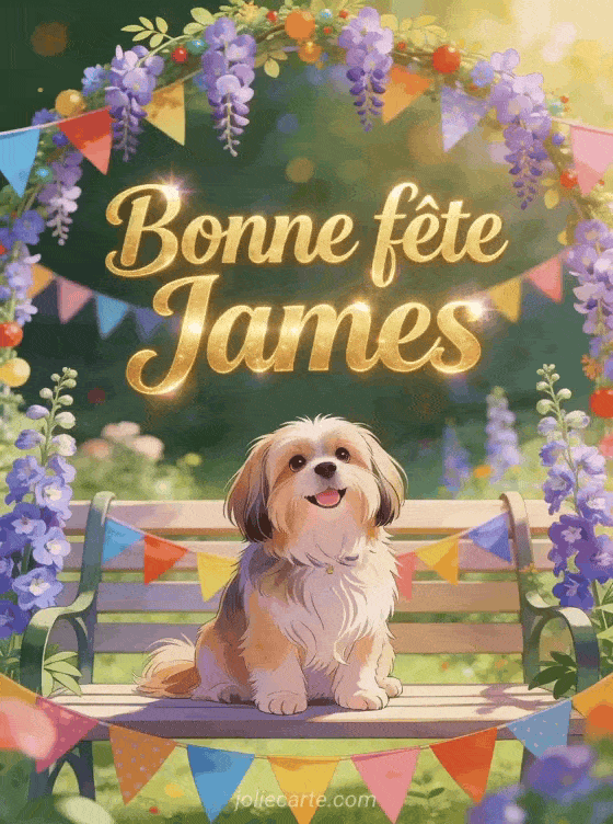Bonne fête James - Bonne fete james garcon