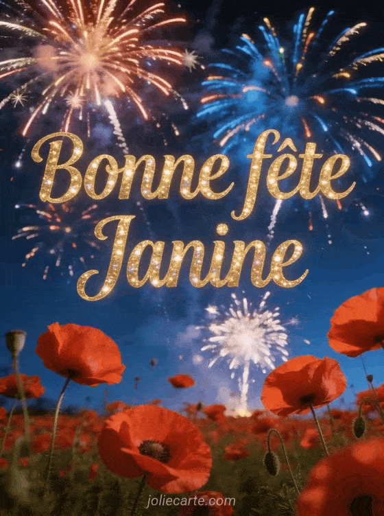 Bonne fête Janine - Janine bonne fete image