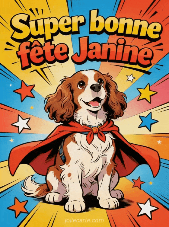 Bonne fête Janine - Janine gif bonne fete gratuit