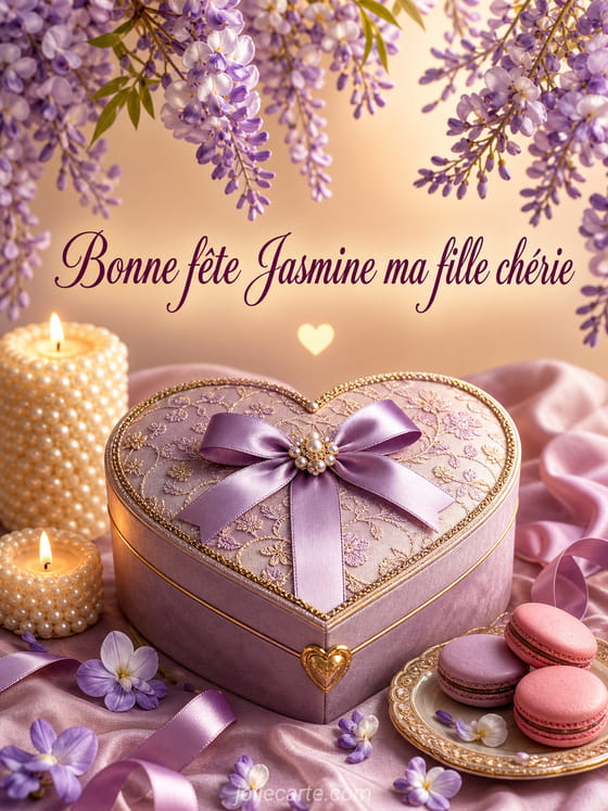 Carte bonne fĂȘte Jasmine