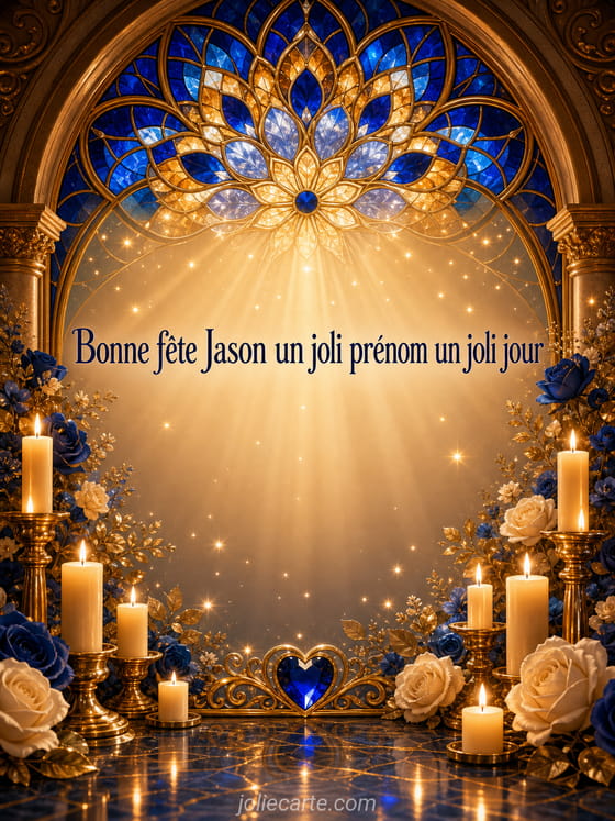 Carte bonne fête Jason