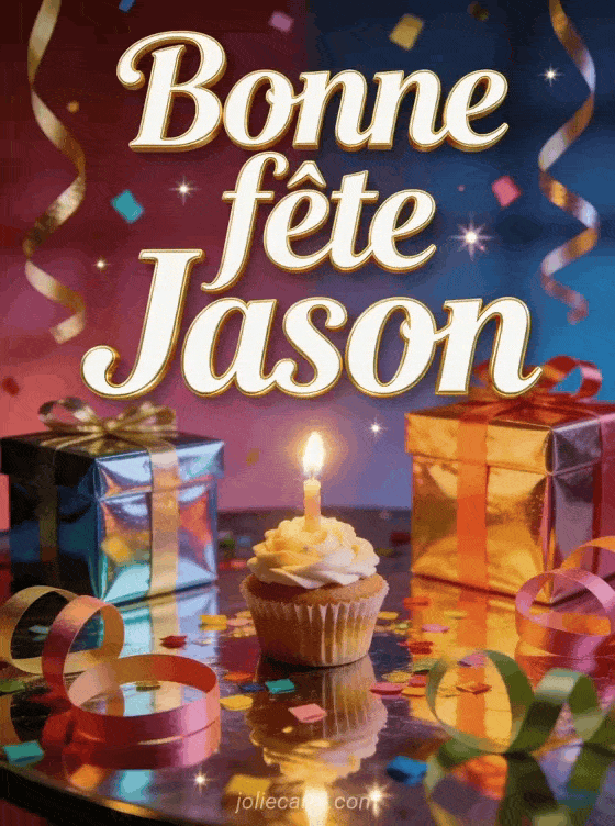 Bonne fête Jason - Carte bonne fete jason gratuite