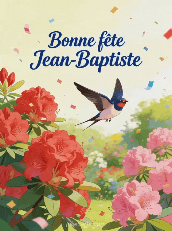 Bonne fête Jean-Baptiste - Bonne fete jean baptiste fleurs