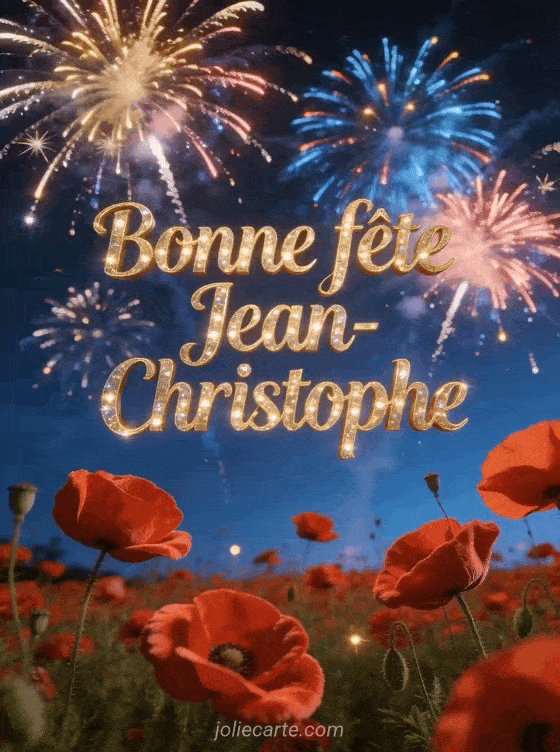 Bonne fête Jean-Christophe - Jean christophe bonne fete image