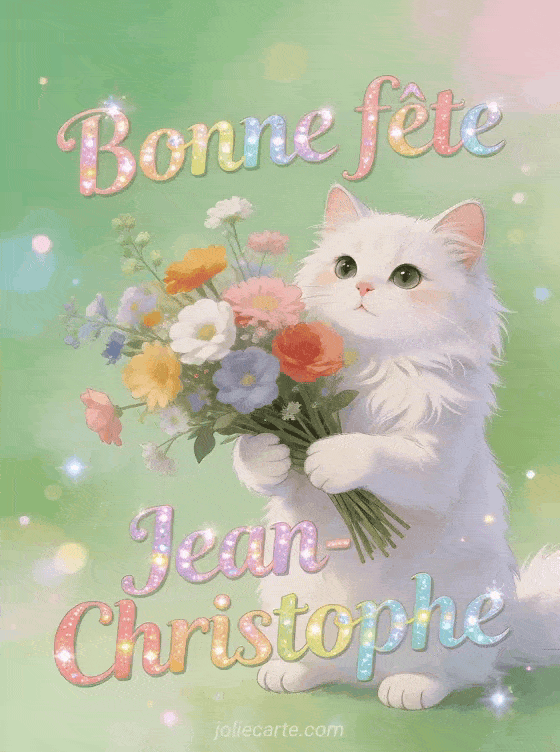 Bonne fête Jean-Christophe - Jean christophe gif bonne fete